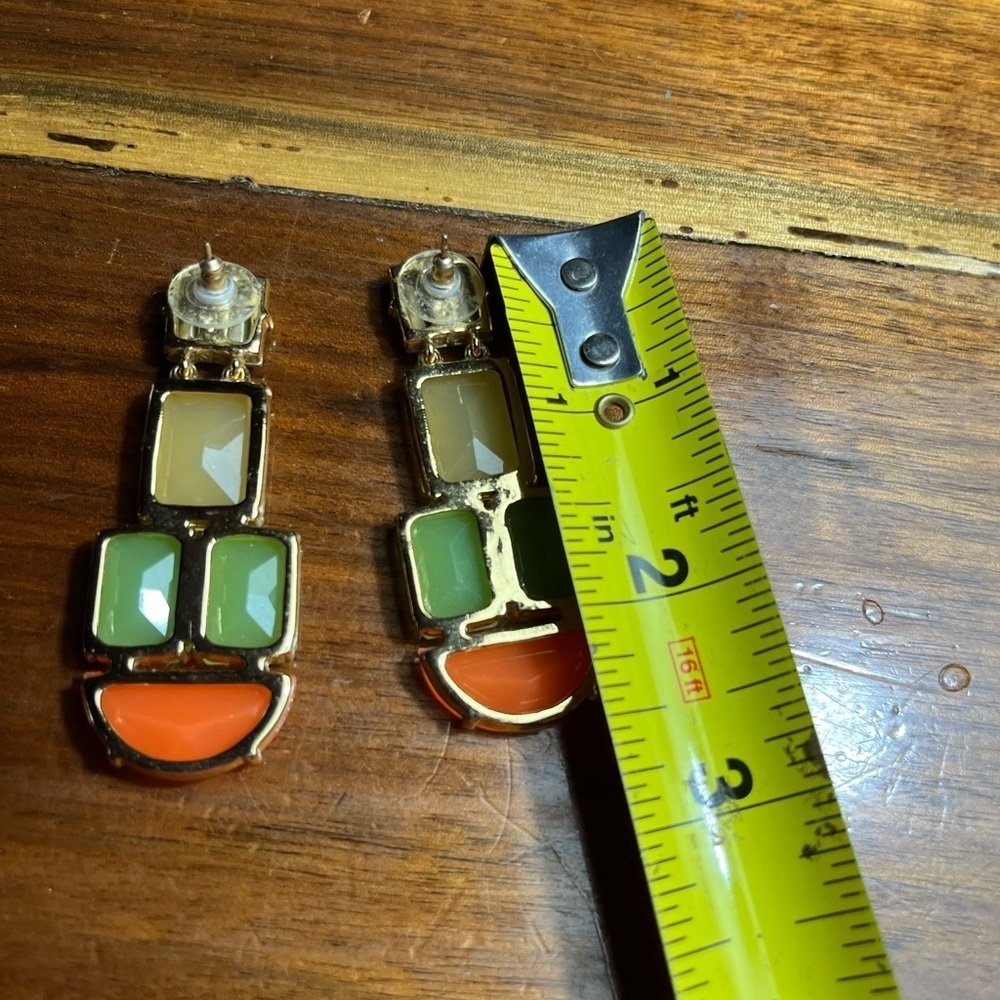 Kate Spade Multicolor Block Earrings - Picture 3 of 4
